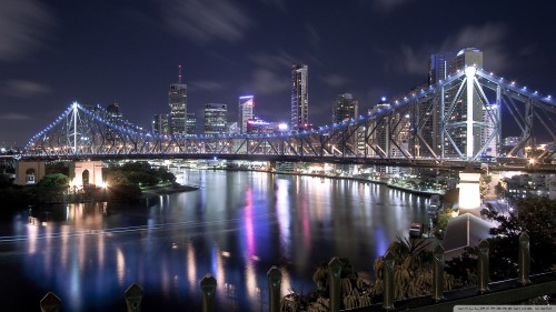 Blue bridge wallpaper 1920x1080