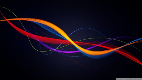 Colorful waves wallpaper 1920x1080