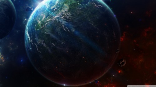 Earth from space art wallpaper 1920x1080