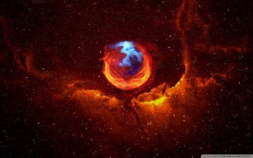 Firefox nebula wallpaper 1920x1200