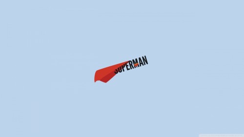 Funny superman typography wallpaper 1920x1080