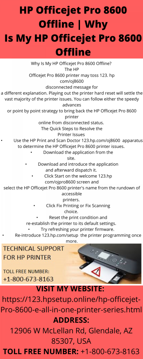 HP Officejet Pro 8600 Offline