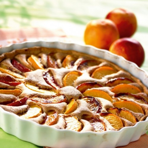tarte aux nectarines et abricots