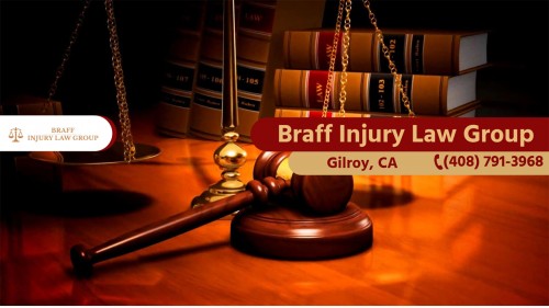 Braff Injury Law Group
7790 Eigleberry St. Suite #C
Gilroy, CA 95020
(408) 791-3968

https://braffinjurylawgroup.com/gilroy/