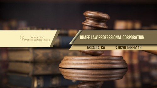Braff Law Professional Corporation
150 N Santa Anita Ave Suite 300B
Arcadia, CA 91006
(626) 598-5119

https://brafflawpc.com/arcadia/