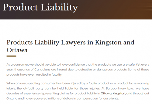 Barapp Personal Injury Lawyer
130 Ontario St, lower level
Kingston, ON K7L 2Y4
(613) 777-1506

https://bpilaw.ca/personal-injury-lawyers-kingston/