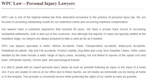WPC Personal Injury Lawyer
13 Cayuga Street North
Cayuga, ON N0A 1E0
(800) 964-1839

https://wpclaw.ca/Cayuga.html