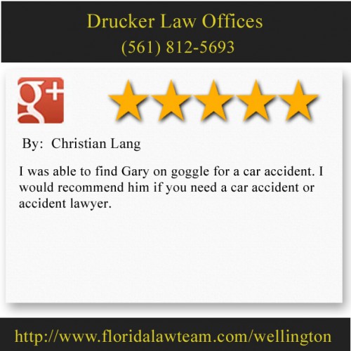 Drucker Law Offices
12161 Ken Adams Way #110-C2
Wellington, FL 33414
(561) 812-5693

http://www.floridalawteam.com/wellington/