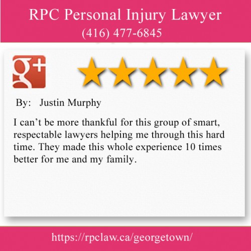 RPC Personal Injury Lawyer
115 Main St S, Unit B
Georgetown, ON L7G 3E5, Canada
(416) 477-6845

https://rpclaw.ca/georgetown/