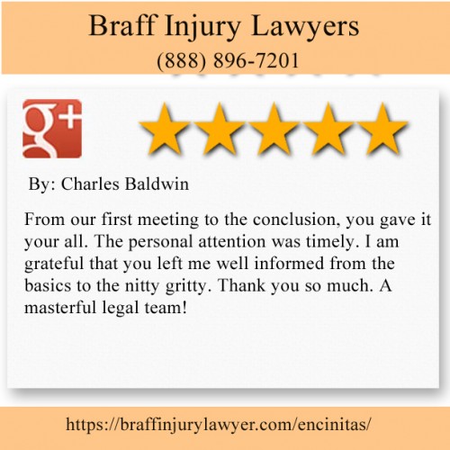 Braff Injury Lawyers
533 2nd St Unit 342
Encinitas, CA 92024
(888) 896-7201

https://braffinjurylawyer.com/encinitas/