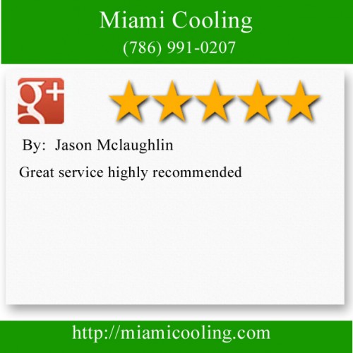 Miami Cooling
893 NE 81st St #8
Miami, FL 33138
(786) 991-0207

http://miamicooling.com/