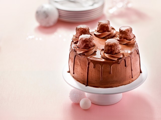 Gâteau au chocolat et rochers noisettes Gateau-chocolat-rochers-noisettes