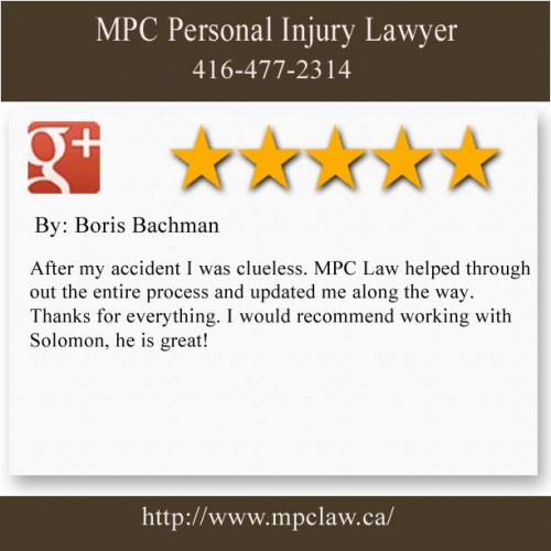MPC Personal Injury Lawyer
13-5225 Orbitor Dr
Mississauga, Ontario L4W 4Y8
(416) 477-2314

https://mpclaw.ca//Mississauga.html