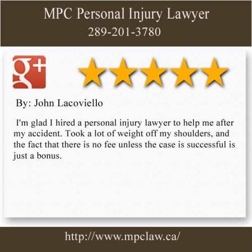 MPC Personal Injury Lawyer
207-5 Brisdale Dr
Brampton, Ontario L7A 0S9
(289) 201-3780

https://mpclaw.ca/Brampton.html