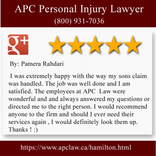 APC Personal Injury Lawyer
413 Whitney Ave Unit A
Hamilton, ON L8S 2H6
(800) 931-7036

https://apclaw.ca/hamilton.html