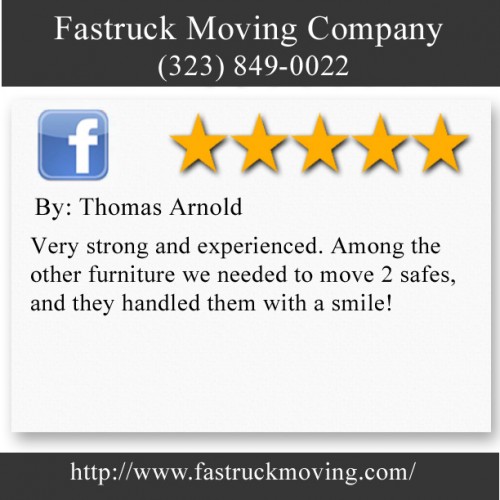 Fastruck Moving Company
11818 Riverside Dr Ste 118
Valley Village, CA 91607
(323) 849-0022

http://www.fastruckmoving.com/calabasas-movers/