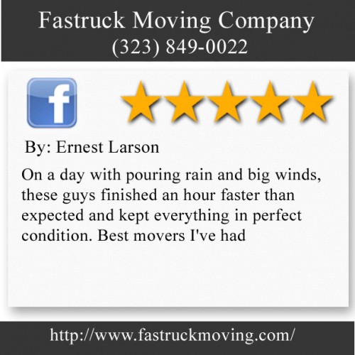 Fastruck Moving Company
11818 Riverside Dr Ste 118
Valley Village, CA 91607
(323) 849-0022

http://www.fastruckmoving.com/glendale-movers/