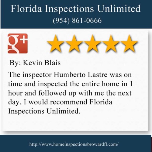 Florida Inspections Unlimited
1870 N Corporate Lakes Blvd #268701
Weston FL, 33326
(954) 861-0666

http://www.homeinspectionsbrowardfl.com/pompano-beach/
