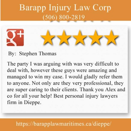Barapp Injury Law Corp
835 Champlain St #200c
Dieppe, NB E1A 1P6
(506) 800-2819

https://barapplawmaritimes.ca/dieppe/