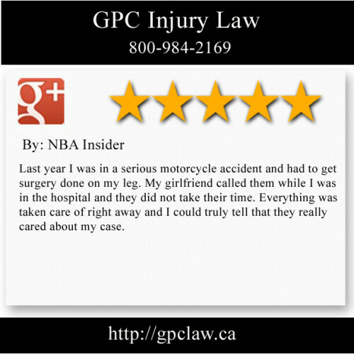 GPC Injury Law
73 Ontario St #106
St Catharines, ON L2R 5J5
(800) 984-2169

https://gpclaw.ca