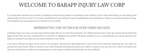 Barapp Injury Law Corp
89, 403, Canterbury St
Saint John, NB E2L 2C7
(506) 799-5991

https://barapplawmaritimes.ca/saint-john/