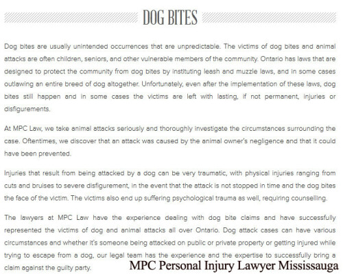 MPC Personal Injury Lawyer
13-5225 Orbitor Dr
Mississauga, ON L4W 4Y8
(416) 477-2314

https://mpclaw.ca/Mississauga.html