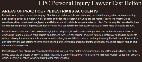 LPC Personal Injury Lawyer
206-6 Queen St N
Bolton, ON L7E 1C8
(800) 965-3402

https://lpclaw.ca/bolton-personal-injury-lawyer/