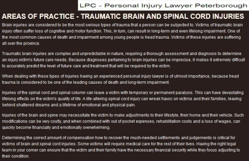 LPC - Personal Injury Lawyer Peterborough
459 George Street North
Peterborough, ON K9H 3R6
(705) 243-3685

https://lpclaw.ca/peterborough-personal-injury-lawyer/