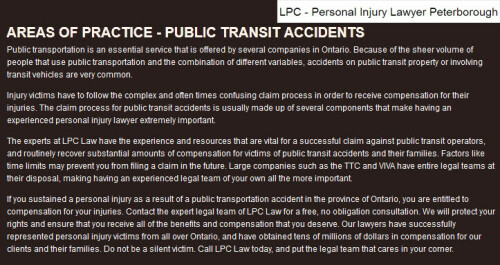 LPC - Personal Injury Lawyer Peterborough
459 George Street North
Peterborough, ON K9H 3R6
(705) 243-3685

https://lpclaw.ca/peterborough-personal-injury-lawyer/