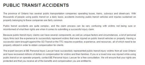 BE Personal Injury Lawyer
16 Industrial Parkway S
Aurora, ON L4G 0R4
(800) 532-8704

https://beinjurylawyers.ca/aurora-personal-injury-lawyer.html