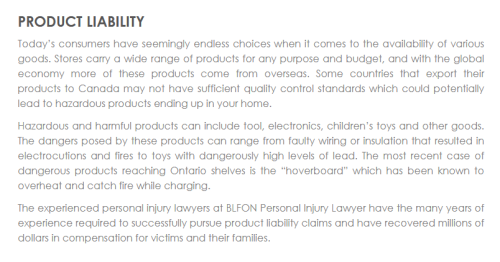 BLFON Personal Injury Lawyer
437 Sherbrooke St Suite A
North Bay, ON P1B 2C2
(800) 596-0743

https://blfonlaw.ca/north-bay.html