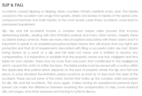 BLFON Personal Injury Lawyer
546 Christina Street North #403
Sarnia, ON N7T 5W6
(800) 943-0716

https://blfonlaw.ca/sarnia.html