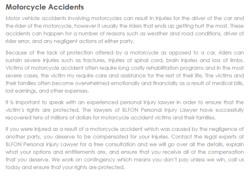 BLFON Personal Injury Lawyer
546 Christina Street North #403
Sarnia, ON N7T 5W6
(800) 943-0716

https://blfonlaw.ca/sarnia.html