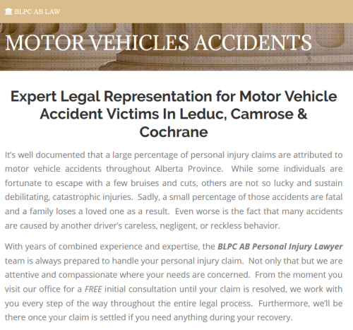 BLPC AB Personal Injury Lawyer
6505 48 Ave
Camrose, AB T4V 3K3
(587) 844-2026

https://ablaw.ca/camrose/