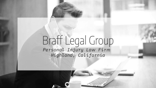 Braff Legal Group
26940 Base Line St #125
Highland, CA 92346
(909) 280-0098

https://brafflegal.com/highland/