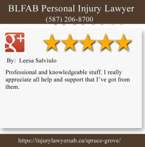 BLFAB Personal Injury Lawyer
95 McLeod Ave Unit B
Spruce Grove, AB T7X 2Z6
(587) 206-8700

https://injurylawyersab.ca/spruce-grove/
