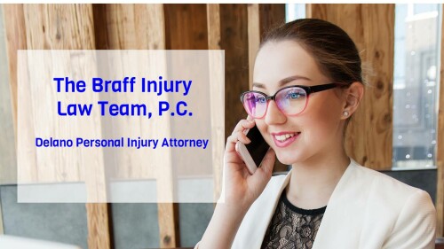 The Braff Injury Law Team, P.C. 
1313 Main St.
Delano, CA 93215
(661) 372-0023

https://brafflawoffices.com/delano/