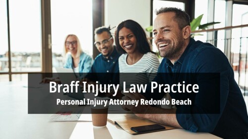 Braff Injury Law Practice
1611 S Pacific Coast Hwy
Redondo Beach, CA 90277
(424) 327-8641

https://brafflegalhelp.com/redondo-beach/