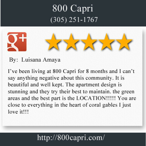 800 Capri
800 Capri St.
Coral Gables, FL 33134
(305) 251-1767