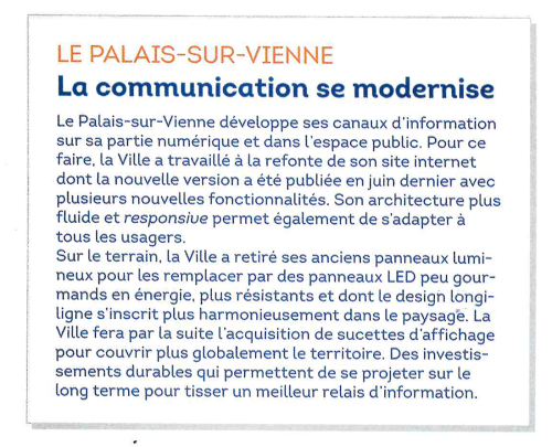 article la communication se modernise page 20 le métropol 89 septembre 2023