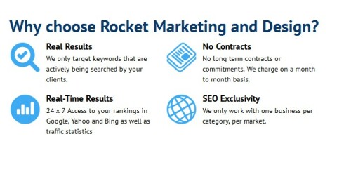 Rocket Marketing and Design
13155 SW 134 St., Suite 112
Miami, FL 33186
(888) 731-0234